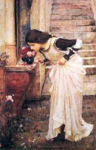 At The Shrine — John William Waterhouse