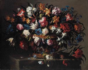Basket Of Flowers — Juan De Arellano