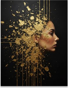 Fragmented Radiance: A Monolithic Study Of Golden Dissolution And Eternal Silence — Laurent Blanc