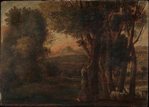 Landscape With Erminia — Agostino Tassi