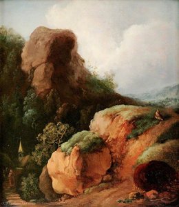 Landscape With Crags — Christian Wilhelm Ernst Dietrich Dietrich