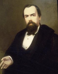 Oliver Perry Morton (1823 1877), (painting) — James Forbes