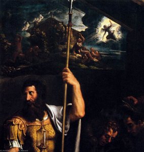 Adoration Of The Shepherds (detail) — Giulio Romano