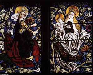 Mystic Marriage Of St Catherine — Peter Hemmel Von Andlau