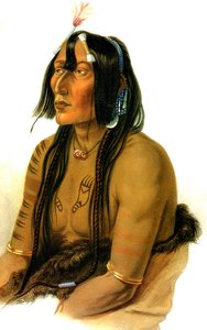 Psihdja-sahpa Yanktonian Indian — Karl Bodmer
