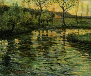Conneticut River Scene — Ernest Lawson