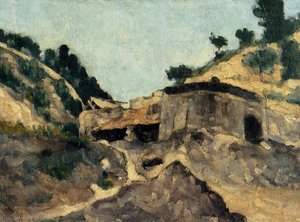 Landscape With Watermill — Paul Cezanne