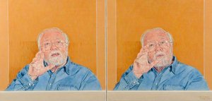 Lord Attenborough (diptych) — Bryan Organ