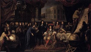 Colbert Presenting The Members Of The Royal Academy Of Sciences To Louis Xiv In 1667 — Henri Testelin