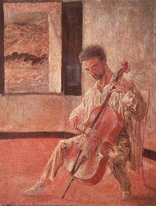 Ricardo Pichot Csellóművész Portréja, 1920 — Dalí
