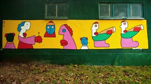 Joseph Receiving Pharaoh — Thierry Noir