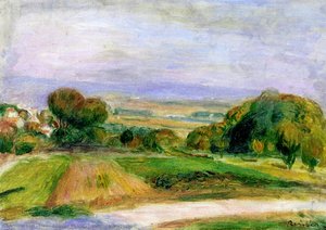 Landscape, Magagnosc — Pierre-auguste Renoir