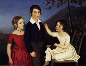 Paul, Maria, And Filomena Von Putzer — Friedrich Wasmann