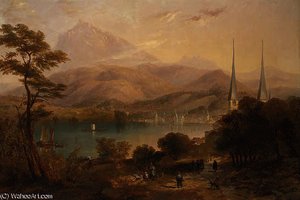 Lake Lucerne — John Wilson Carmichael