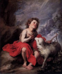 St. John The Baptist As A Child — Bartolomé Esteban Murillo