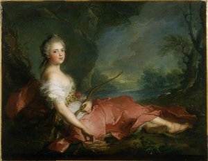 Marie Adélaïde Jako Diana — Marc Nattier