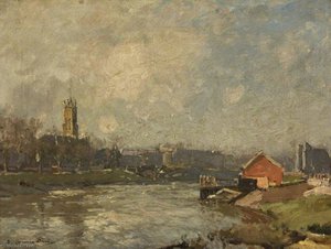 The Avon At Bristol — Samuel John Lamorna Birch