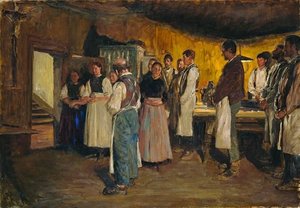 Evening Prayer — Franz Skarbina