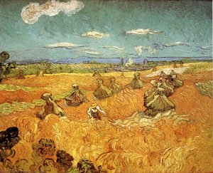 Stogi Zboża Z Żęciem — Vincent Willem Van Gogh