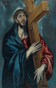 Christ With The Cross — El Greco