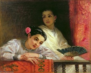 The Balcony — Edwin Longsden Long