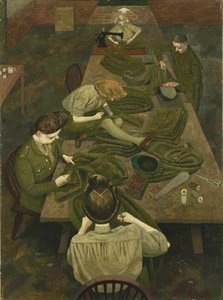 An Army Tailor And An Auxiliary Territorial Service Tailoress — Evelyn Mary Dunbar