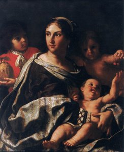 Portrait Of Anna Maria Ranuzzi Marsigli As Charity — 엘리사베타 시라니