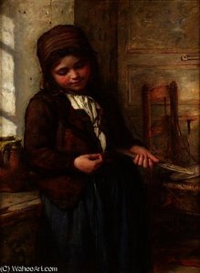A Boulogne Fish Girl — Francis Montague Holl