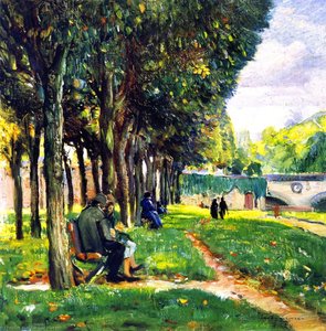 The Park In Vernon, France — Joseph Kleitsch