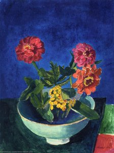 Zinnias In A Bowl — Charles Rettew Sheeler Junior