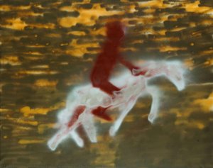 Dawn Gallop At Harar — Sir Sidney Robert Nolan