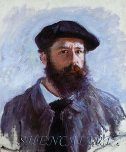 Self-portrait With A Beret — Claude Monet