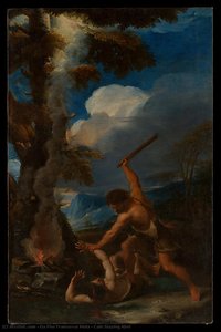 Cain Slaying Abel — Da Pier Francesco Mola
