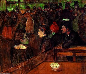Dance In The Moulin Of The Galette — Henri De Toulouse-lautrec