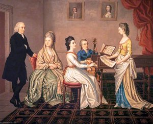 James Erskine, Lord Alva, And His Family — David Allan