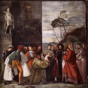 Il Miracolo Del Neonato — Tiziano Vecellio
