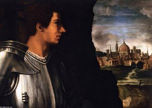 Portrait Of Duke Alessandro De' Medici (detail) — Giorgio Vasari