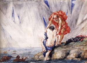 Scene From The Metamorphoses — Leonaert Bramer