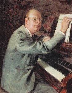 Portrait Of Sergei Prokofiev — Igor Emmanuilovich Grabar