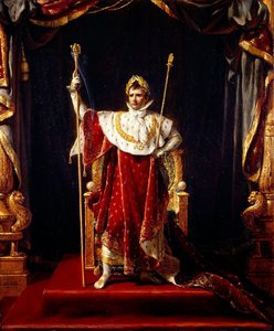 Napoleón I En Sus Túnicas Imperiales — Jacques-louis David