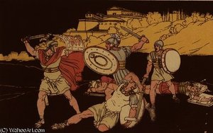 The Horatii And The Curiatii — Bartolomeo Pinelli