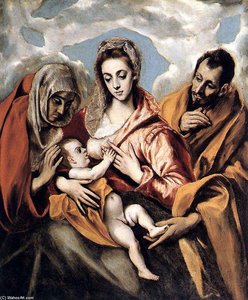 Die Heilige Familie — El Greco