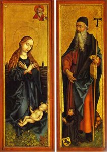Nativity And St. Anthony — Martin Schongauer