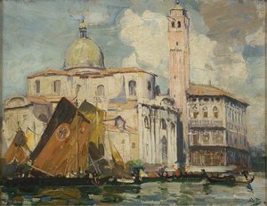 Palazzo Labia, Venice, (1908) — Arthur Streeton