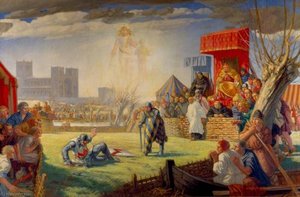The Trial By Combat Of Henry De Essex And Robert De Montfort At Reading, 8 April 1163 — Harry Morley