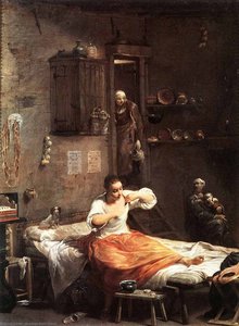 Searcher For Fleas — Giuseppe Maria Crespi