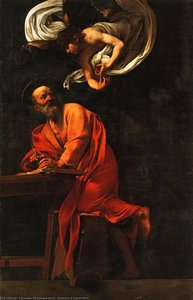 Ispirazione Di San Matteo — Caravaggio