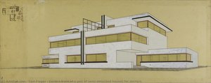 Garden Front Of A Pair Of Semi-detached Houses For Doctors — Carl Fieger