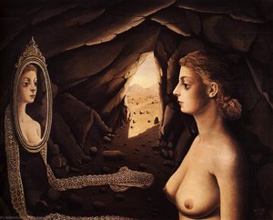 Woman In A Cave — Paul Delvaux