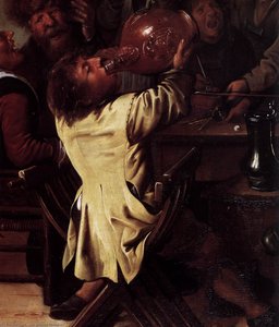 The King Drinks (detail) — Jan Miense Molenaer